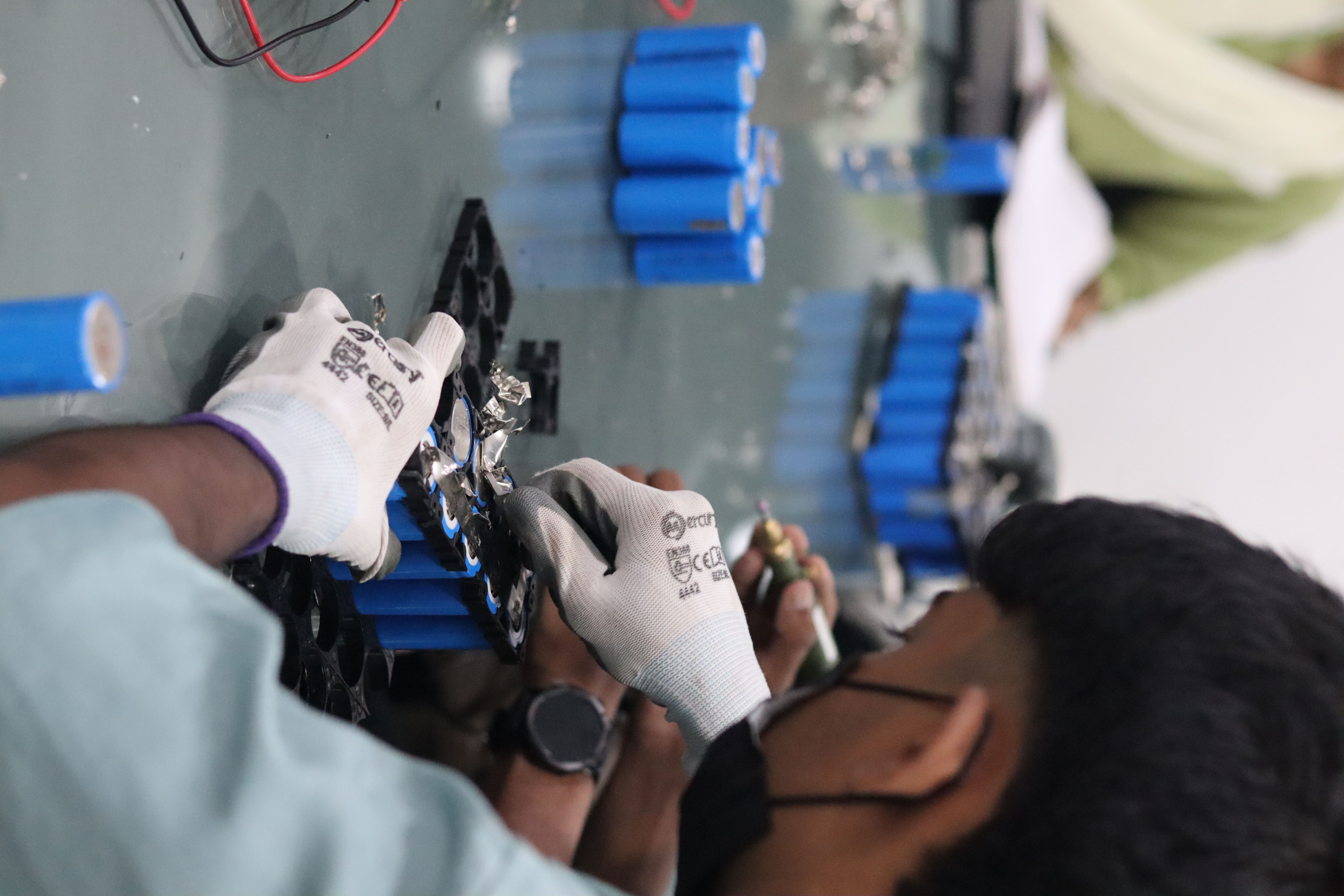 lithium battery assembling