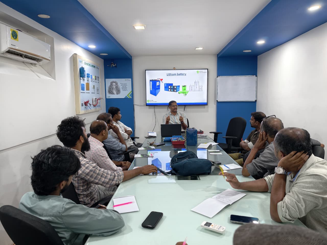 Lithium battery workshop