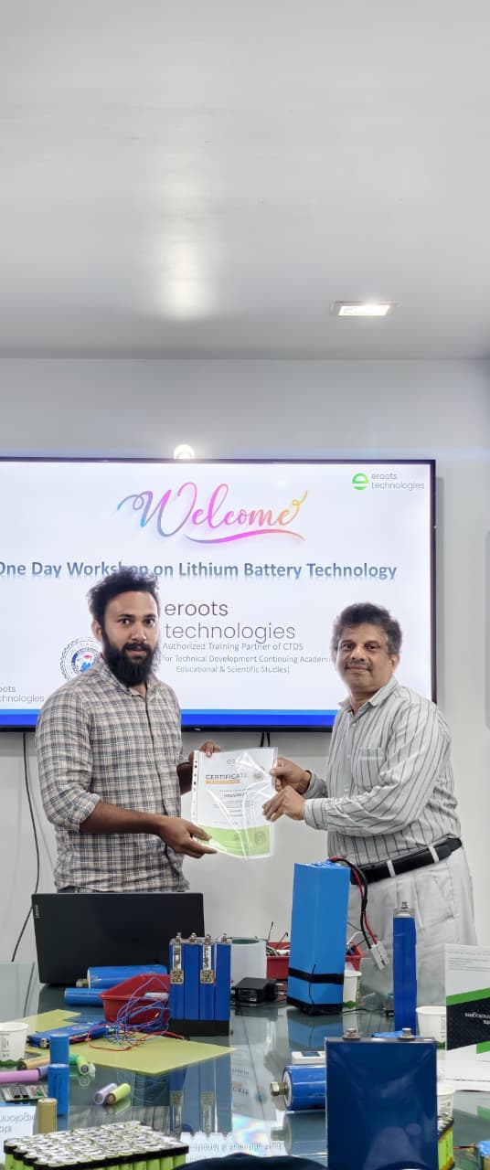 Lithium battery workshop