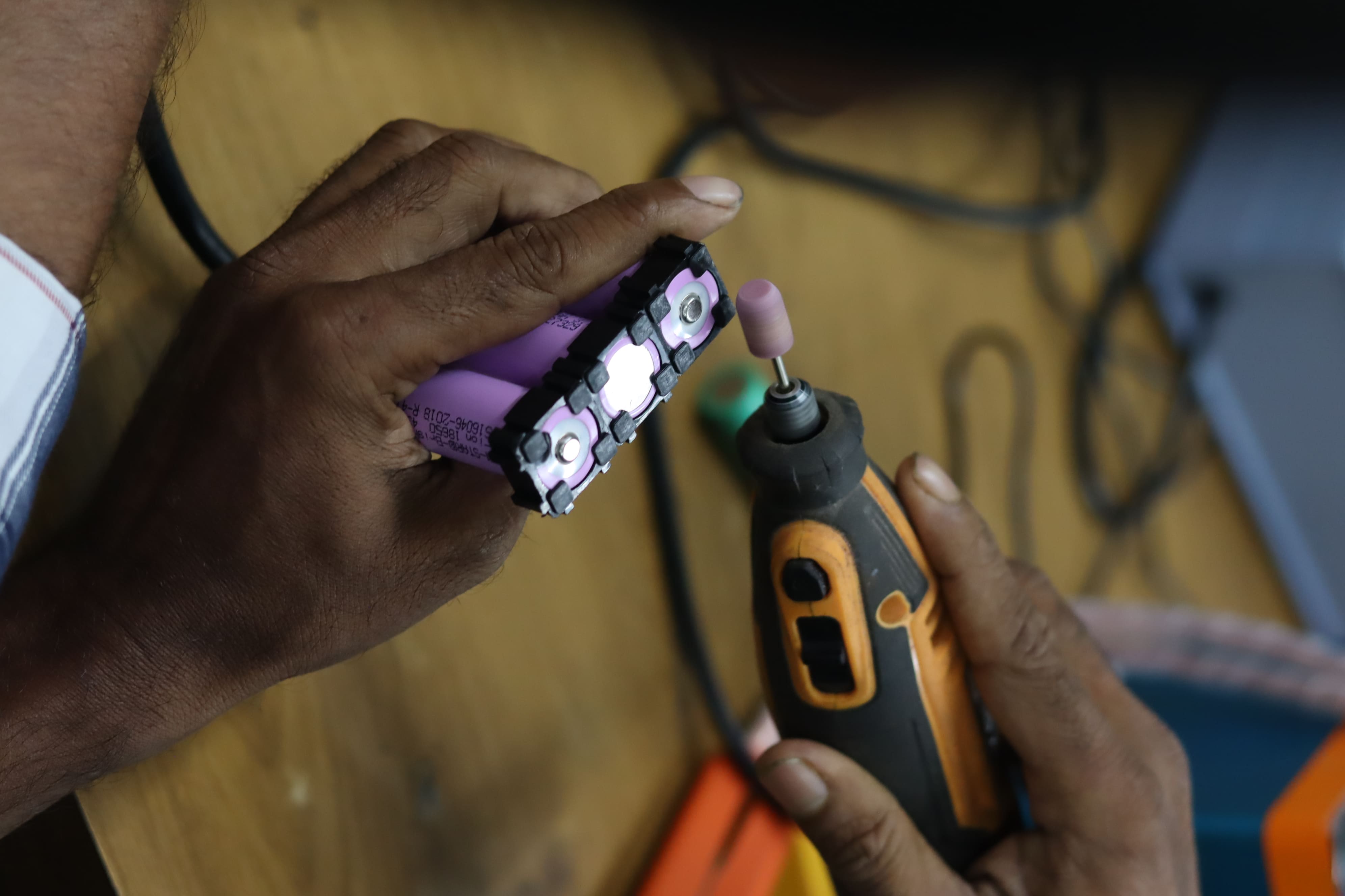 Lithium battery workshop