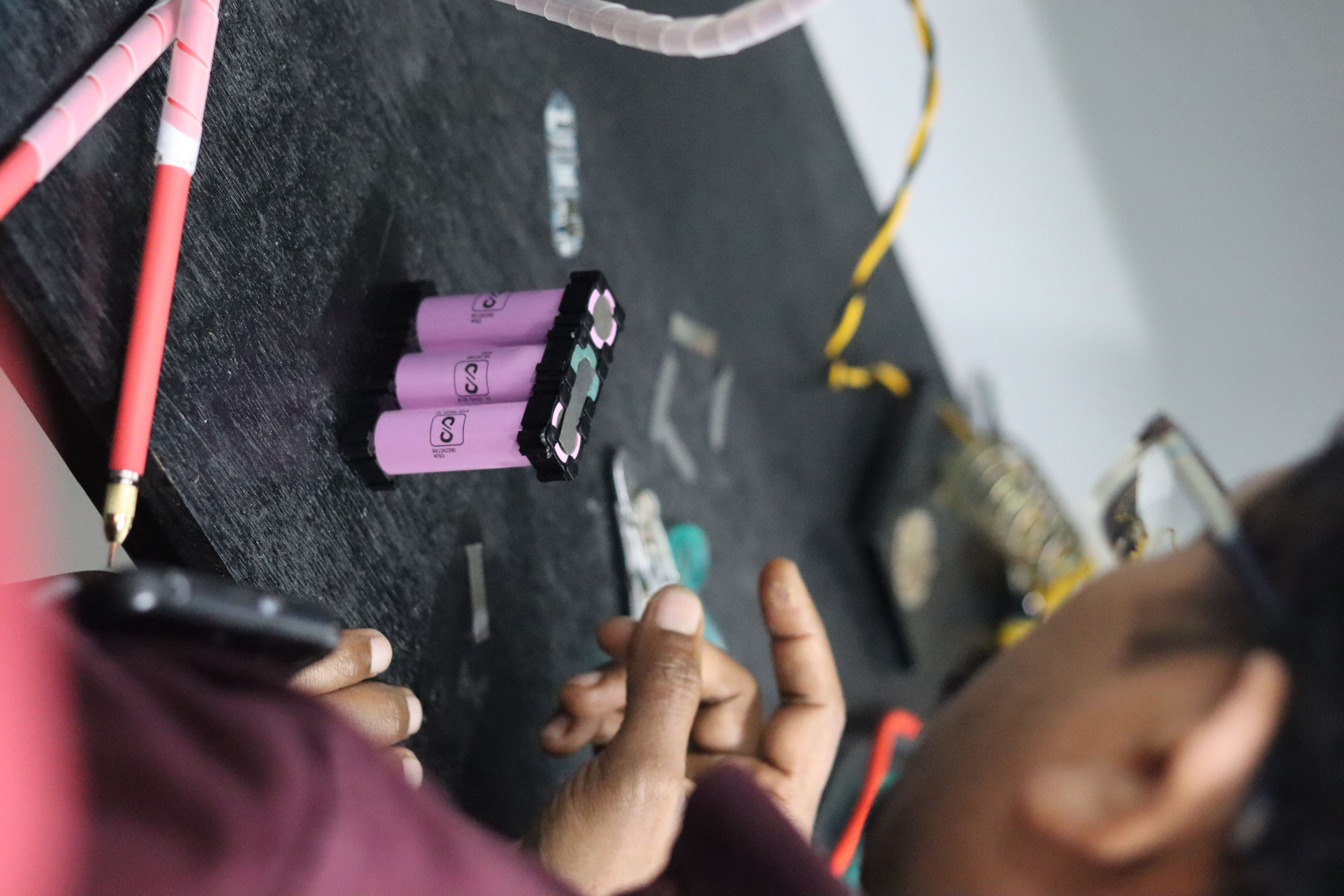 Lithium battery workshop
